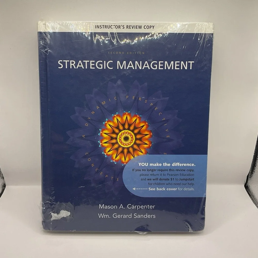 Strategic Management 2nd Edition College Textbook Instrutor Review Copy (Sealed)